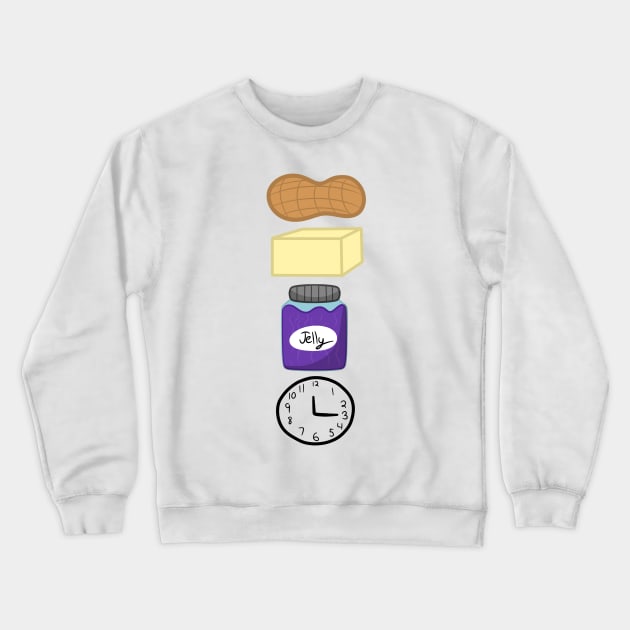 Peanut butter jelly time Crewneck Sweatshirt by Xinoni